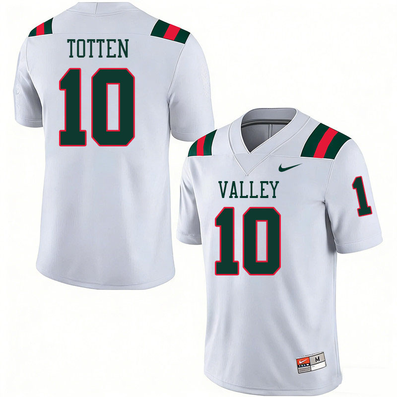 Mississippi Valley State Delta Devils #10 Willie Totten College Football Jerseys,Uniforms Stitched-W